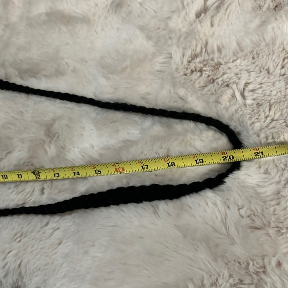 Danielle Nicole Black Macrame Boho Fringe Crochet… - image 8